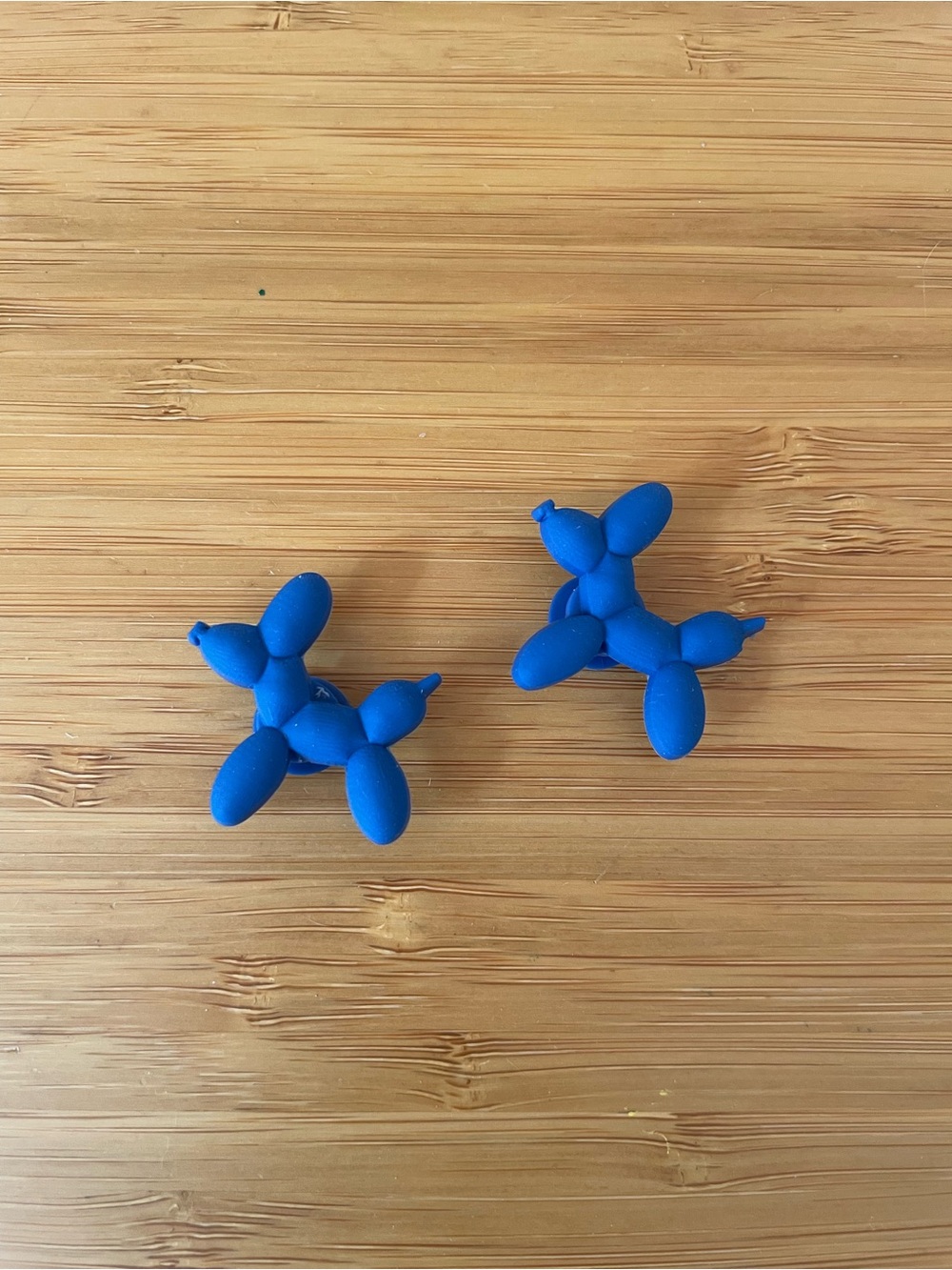 2 Blue Balloon Animal Dog Crocs Jibbitz Charms